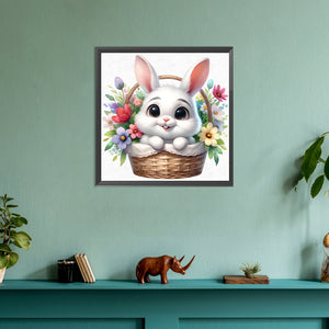 Easter Bunny 30*30CM (canvas) Full Round Drill Diamond Painting