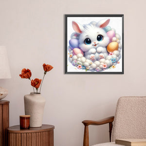 Easter Bunny 30*30CM (canvas) Full Round Drill Diamond Painting