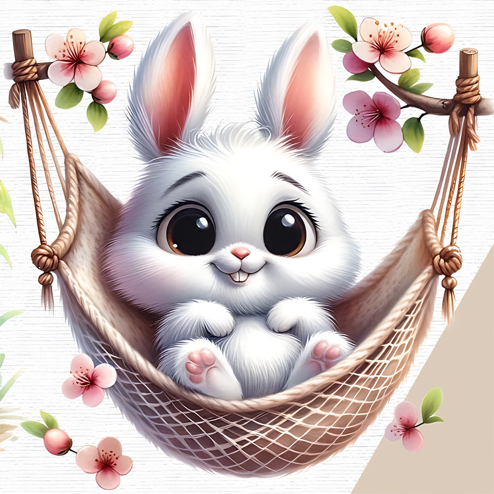 Easter Bunny 30*30CM (canvas) Full Round Drill Diamond Painting