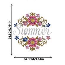 Load image into Gallery viewer, Acrylic Single-Sided Diamond Art Hanging Pendant for Home Decor (Summer Flower)
