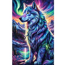 Load image into Gallery viewer, Aurora Wolf 40*60CM (canvas) Full Round Drill Diamond Painting
