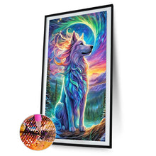 Load image into Gallery viewer, Aurora White Wolf 40*60CM (canvas) Full Round Drill Diamond Painting

