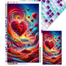 Load image into Gallery viewer, Dreamy Clouds Rose Love 40*70CM (canvas) Full Round Drill Diamond Painting
