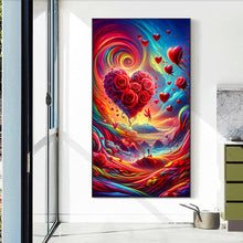 Load image into Gallery viewer, Dreamy Clouds Rose Love 40*70CM (canvas) Full Round Drill Diamond Painting
