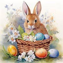 Load image into Gallery viewer, Easter Egg Bunny 30*30CM (canvas) Partial Special-Shaped Drill Diamond Painting
