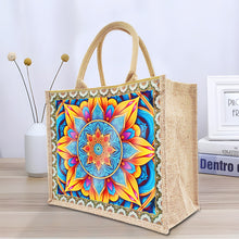 Load image into Gallery viewer, Linen DIY Flower Diamond Painting Purses for Women Adults Kids Craft (Mandala)
