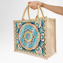 Load image into Gallery viewer, Linen DIY Flower Diamond Painting Purses for Women Adults Kids Craft (Mandala)
