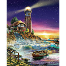 Load image into Gallery viewer, Seaside Lighthouse 40*50CM (canvas) Full Square Drill Diamond Painting
