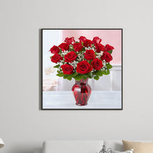 Load image into Gallery viewer, Royal Red Rose 50*50CM (canvas) Full Round Drill Diamond Painting
