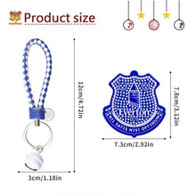 Load image into Gallery viewer, Double Sided Diamond Painting Art Keychain Pendant for Home Decor (Everton)
