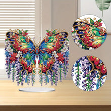 Load image into Gallery viewer, Handmade Beauty Butterfly Desktop Diamond Art Kits for Home Office Desktop Decor

