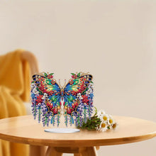 Load image into Gallery viewer, Handmade Beauty Butterfly Desktop Diamond Art Kits for Home Office Desktop Decor
