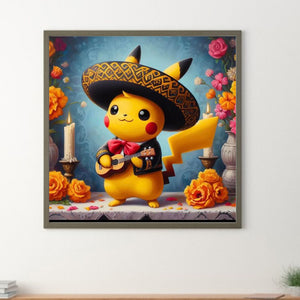 Pokemon 30*30CM (canvas) Full Round Drill Diamond Painting