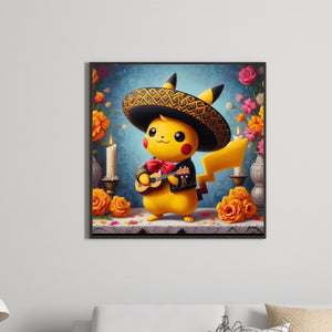 Pokemon 30*30CM (canvas) Full Round Drill Diamond Painting