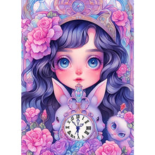 Load image into Gallery viewer, Girl And Bunny 40*55CM (canvas) Full Round Drill Diamond Painting
