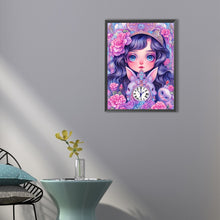 Load image into Gallery viewer, Girl And Bunny 40*55CM (canvas) Full Round Drill Diamond Painting
