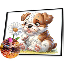 Load image into Gallery viewer, Bulldog 35*30CM (canvas) Partial Special-Shaped Drill Diamond Painting
