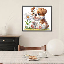 Load image into Gallery viewer, Bulldog 35*30CM (canvas) Partial Special-Shaped Drill Diamond Painting
