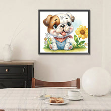 Load image into Gallery viewer, Bulldog 35*30CM (canvas) Partial Special-Shaped Drill Diamond Painting
