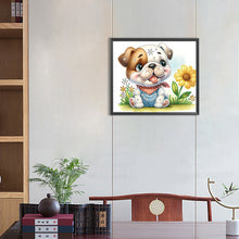 Load image into Gallery viewer, Bulldog 35*30CM (canvas) Partial Special-Shaped Drill Diamond Painting
