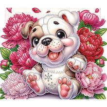 Load image into Gallery viewer, Bulldog 35*30CM (canvas) Partial Special-Shaped Drill Diamond Painting
