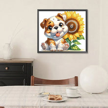 Load image into Gallery viewer, Bulldog 35*30CM (canvas) Partial Special-Shaped Drill Diamond Painting
