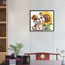 Load image into Gallery viewer, Bulldog 35*30CM (canvas) Partial Special-Shaped Drill Diamond Painting
