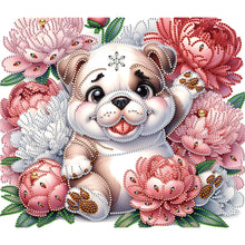 Load image into Gallery viewer, Bulldog 35*30CM (canvas) Partial Special-Shaped Drill Diamond Painting
