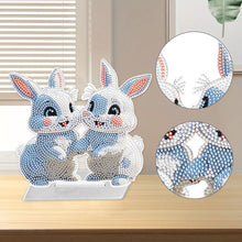 Load image into Gallery viewer, 5D DIY Acrylic Rabbit Desktop Diamond Art Kits for Home Office Decor (Rabbit)
