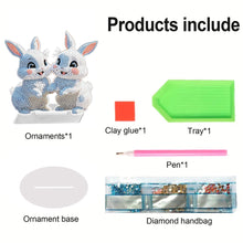 Load image into Gallery viewer, 5D DIY Acrylic Rabbit Desktop Diamond Art Kits for Home Office Decor (Rabbit)
