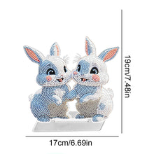 Load image into Gallery viewer, 5D DIY Acrylic Rabbit Desktop Diamond Art Kits for Home Office Decor (Rabbit)
