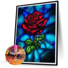 Load image into Gallery viewer, Glass Painted Roses 40*50CM (canvas) Full Square Drill Diamond Painting
