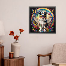 Load image into Gallery viewer, Rainbow Wings Dog 30*30CM (canvas) Full Round Drill Diamond Painting
