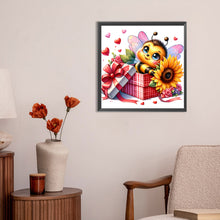 Load image into Gallery viewer, Cute Bee 30*30CM (canvas) Full Round Drill Diamond Painting
