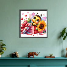 Load image into Gallery viewer, Cute Bee 30*30CM (canvas) Full Round Drill Diamond Painting
