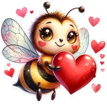 Load image into Gallery viewer, Cute Bee 30*30CM (canvas) Full Round Drill Diamond Painting
