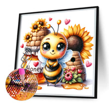 Load image into Gallery viewer, Cute Bee 30*30CM (canvas) Full Round Drill Diamond Painting
