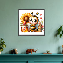 Load image into Gallery viewer, Cute Bee 30*30CM (canvas) Full Round Drill Diamond Painting
