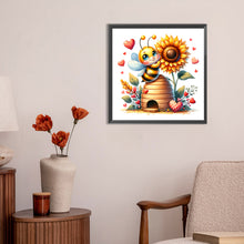 Load image into Gallery viewer, Cute Bee 30*30CM (canvas) Full Round Drill Diamond Painting
