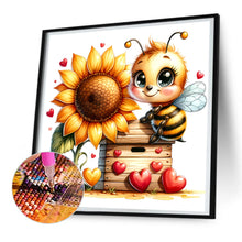 Load image into Gallery viewer, Cute Bee 30*30CM (canvas) Full Round Drill Diamond Painting
