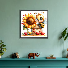 Load image into Gallery viewer, Cute Bee 30*30CM (canvas) Full Round Drill Diamond Painting
