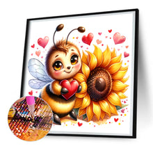 Load image into Gallery viewer, Cute Bee 30*30CM (canvas) Full Round Drill Diamond Painting
