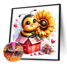 Load image into Gallery viewer, Cute Bee 30*30CM (canvas) Full Round Drill Diamond Painting
