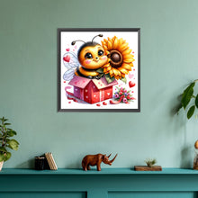 Load image into Gallery viewer, Cute Bee 30*30CM (canvas) Full Round Drill Diamond Painting
