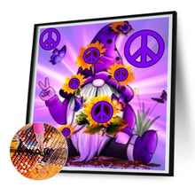 Load image into Gallery viewer, Sunflower Gnome 30*30CM (canvas) Full Round Drill Diamond Painting
