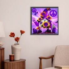 Load image into Gallery viewer, Sunflower Gnome 30*30CM (canvas) Full Round Drill Diamond Painting
