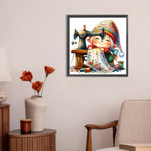 Load image into Gallery viewer, Gnome Making Needlework 30*30CM (canvas) Full Round Drill Diamond Painting
