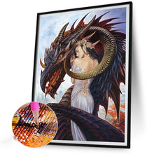 Load image into Gallery viewer, Dragon And Woman 40*55CM (canvas) Full AB Round Drill Diamond Painting
