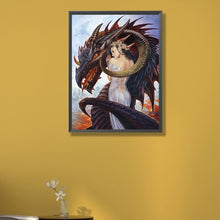 Load image into Gallery viewer, Dragon And Woman 40*55CM (canvas) Full AB Round Drill Diamond Painting
