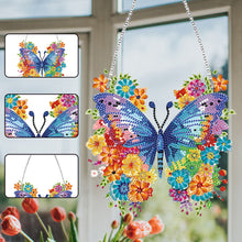Load image into Gallery viewer, Acrylic Butterfly Single Side Diamond Art Hanging Pendant for Wall Home Decor
